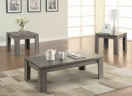 Amazon coaster home furnishings coffee table. 3 Piece Occasional Table Set Weathered Grey Coaster Fine F