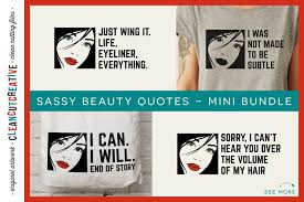 Sarcastic Beauty Quotes Beautiful Girl Face Clipart Svg 1542029 Svgs Design Bundles
