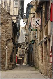 Medieval Street Brittany France Medieval Town Medieval