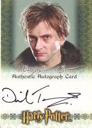 Head of department of international magical cooperation. Harry Potter World Of 3d Autograph David Tennant As Barty Crouch Jr Ebay