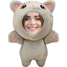 Personalized Cat Stuffed Animal Key Chain