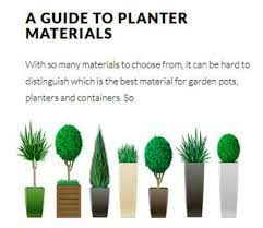 A Quick Guide To Planter Materials Taylor Made Planters Planters Outdoor Planters Outside Planters