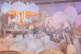Check the internet and local stores for angelic cardstock to create your invitations. Carousel Themed Kid S Birthday For Rianna Khim Cruz Wedding And Event Designer Florist Stylist
