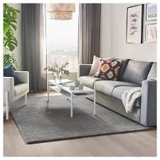 Finding the right grey is exactly like buying a red lipstick: Stoense Rug Low Pile Medium Grey 170x240 Cm Ikea