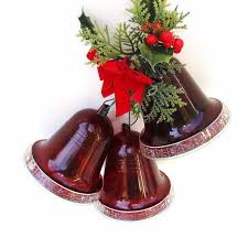 Bells, especially church bells, have traditionally been associated with christmas for a long time. Vintage Christmas Musical Bells Red Lighted Bell Plastic Christmas Decoration As Is Christmas Musical Vintage Christmas Christmas Decorations