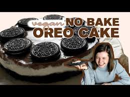 Veganer oreo kuchen involviere einige bilder, die sich darauf beziehen einander. Vegane Rezepte No Bake Oreo Cheesecake Kuchen Ohne Backen Oreo Torte Youtube