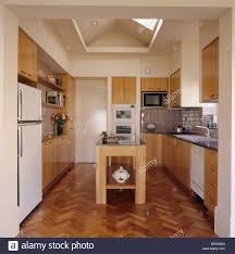 parquet flooring in modern kitchen