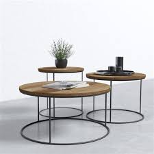 Finished in espresso, this attractive set of tables is just what your home is missing. Urban Woodcraft Round Coffee Table Set 3 Pieces Metal Rona