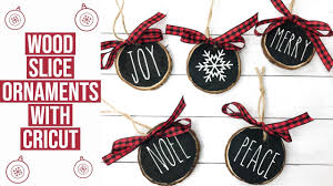 Download Christmas Wood Slice Ornaments 8th Day Of Craftmas Youtube