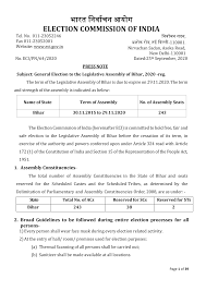 Http Ceobihar Nic In Pdf Press Note Bihar 2020 Pdf