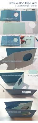 Cut the main image cardstock panel to 4 3/4 by 3 1/2. Wow Card How To Make A Peek A Boo Flip Card Lovenstamps