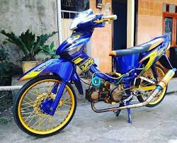 Kumpulan foto modifikasi motor supra x100 simpel. 15 Gambar Seni Modif Supra X 125 Serta Tips Ok Seni Desain Logo Otomotif Sepeda Motor