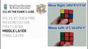 Solve The Rubik S Cube The Middle Layer Part 4 5 Youtube