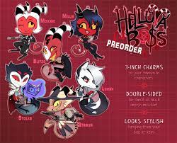 HELLUVA BOSS l acrylic charms l PREORDERS by SolarByte -- Fur Affinity  [dot] net