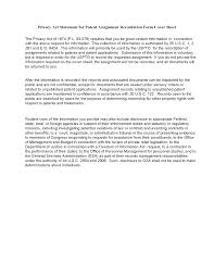 There are different types of cover letters that can be used. 302 Recording Of Assignment Documents