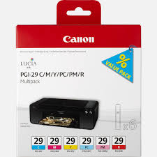 Download drivers, software, firmware and manuals for your canon product and get access to online technical support resources and troubleshooting. Canon Pgi 29 C M Y Pc Pm R 6 Ink Cartridge Multipack Canon Uk Store