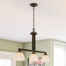 Browse our wide selection of beautiful and practical pendant lighting for under $100. Hampton Bay Mattock 3 Light Oil Rubbed Bronze Kitchen Island Light With Glass Shades Hdp12058 The Home Depot Oil Rubbed Bronze Light Fixtures Bronze Light Fixture Rubbed Bronze Kitchen