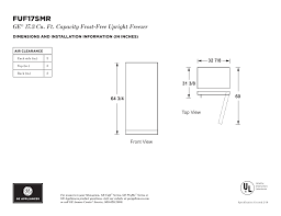 What does the psb48yskss side by side refrigerator do? Ge Fuf17smrww Specification Manualzz