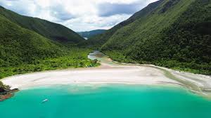 White sand beach