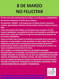 Si hay algo que puedo decir con certeza es que esto tiene qué es ser feminista: Dia De La Mujer Trabajadora Giusseppe Dominguez