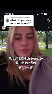 Western University Rush Outfits: What I Wore 🎀