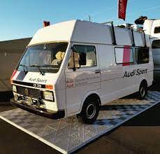 Audi Sport Lt35 Restoration Project Original Lt35 Van Was Used As A Support Vehicle During Audi Sport Rally Races Ger Volkswagen Tdi Audi Sport Volkswagen