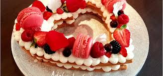 Number Cake Coeur Adelyne S Cakes Gateau En Chiffre Gateaux En Forme De Cœur Gateau