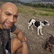 The wind and rain outside make us all the more grateful to be cosy indoors,  with a warm cup of tea and a lap full of pets! Vinny, however, has chosen  quite