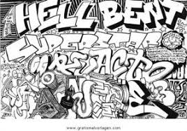 Graffiti Grafiti 12 Gratis Malvorlage In Diverse Malvorlagen Graffiti Ausmalen
