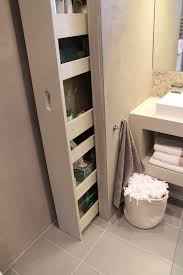 Forgoing a vanity for a floating sink looks more modern, but doesn't add much in the way of storage. 15 Stunning Built In Shelf Ideas For A Super Organized Bathroom Craftsonfire