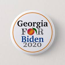 Georgia For Biden 2020 Peach Campaign Button Zazzle Com With Images Campaign Buttons Peach Georgia