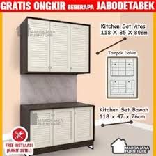 Tempat untuk memasak, bersosialisasi, mengerjakan pekerjaan rumah, dan tempat penyimpanan untuk semua peralatan masak anda. Jual Produk Kitchen Set Atas Bawah Termurah Dan Terlengkap Juli 2021 Bukalapak