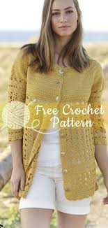 Sahara Cardigan Crochet Free Patterns Freecrochetpatterns Crochet Freecrochet Easycrochet Diyc Crochet Jacket Pattern Crochet Jacket Crochet Top Pattern