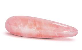 Rose Quartz Crystal Yoni Pleasure Wand Rose Quartz Crystal Crystal Massage Wand Rose Quartz