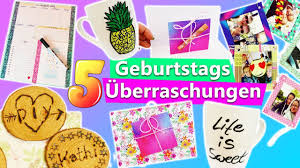 5 Ideen zum GEBURTSTAG | DIY Ideen für die BFF, Mama & Papa |  Überraschungen & DIY Birthday Gifts - YouTube