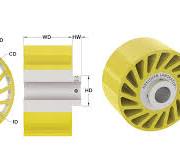 4.0" No-Crush Drive Wheels
