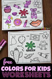 Free printable dot marker coloring pages help children learn more about letters.this set includes cute images of food & drink. Free Color Worksheets For Kids