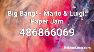 Update 7 blox piece roblox. Big Bang Mario Luigi Paper Jam Roblox Id Roblox Music Codes
