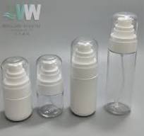 50ml 30ml 100ml Clear Round Pet Plastic Fine Mist Sprayer Thick Wall Bottle  Toner Bottle Separate Bottle
