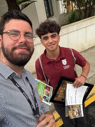 We congratulate Benjamin Spiteri, a Senior 4 student, who has achieved 1st  Place 🏆 in the Patterns Category of the Digital Art Competition for the  second consecutive year, distinguishing himself among a