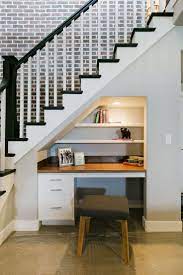 10 Under Stair Storage Ideas That Make Your House Look Stunning Tiny House Remodel Desk Under Stairs Stair Storage