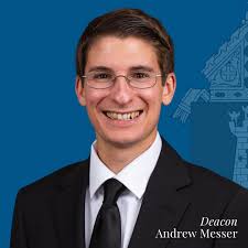 Deacon Andrew Messer was ordained to the Transitional Diaconate earlier  today! A Toledo native and member of St. Joan of Arc Parish, he says: “If I  was going to dedicate my life