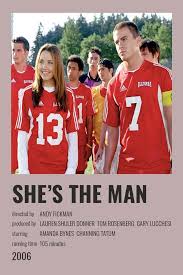 She S The Man Polaroid Poster In 2020 She S The Man Alternative Movie Posters The Man