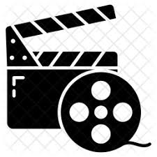 film icon of glyph style available in svg png eps ai icon fonts film icon