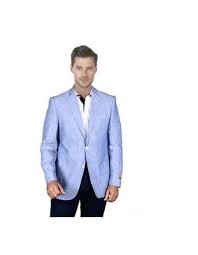 All saints classic camel brown trench coat xs/s button closure long sleeve. Men S Light Sky Baby Blue Linen Blazer Sport
