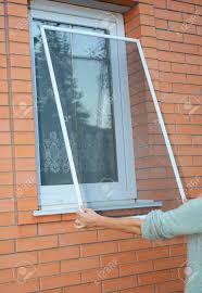 Maybe you would like to learn more about one of these? Installing Mosquito Net Mosquito Wire Screen On Brick House Stock Photo Picture And Royalty Free Image Image 98311476