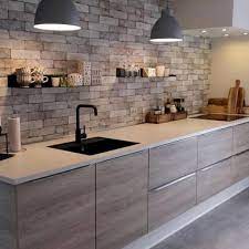 And the sliding glass doors opening out to the garden area complete the cosy look of the kitchen. Perfect Modern Kitchen Design Ideas For Your Inspiration 09 Kitchen Interior Design Modern Kitchen Remodel Design Modern Kitchen Design