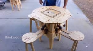 Wooden table, picnic table, car picnic table, folding table, boho picnic , wooden gift, wood, wood table,portable table,boho picnic table bigwoodworkers 4.5 out of 5 stars (30) $ 375.00 free shipping add to favorites more colors low portable picnic table with foldable legs 40x11, foldable boho picnic table for beach yard lake kids child baby. A Clever Portable Wooden Picnic Table That Unfolds In Seconds