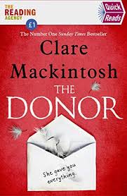 Winner of the 2020 bookbrowse debut novel award: The Donor Quick Reads 2020 English Edition Ebook Mackintosh Clare Amazon De Kindle Shop