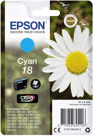 Epson xp 322 expression home : Epson Ink T1802 18 Original Cyan C13t18024012 Conrad Com